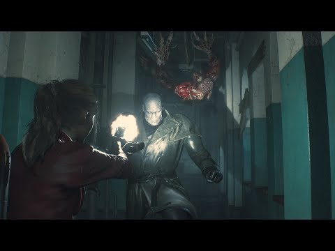 Resident Evil 2: Claire Gameplay - Unstoppable Tyrant thumbnail