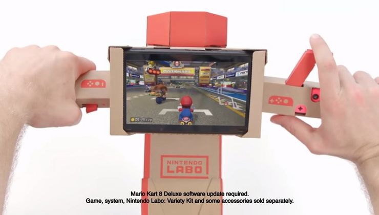 Nintendo Labo now works with Mario Kart 8 Deluxe